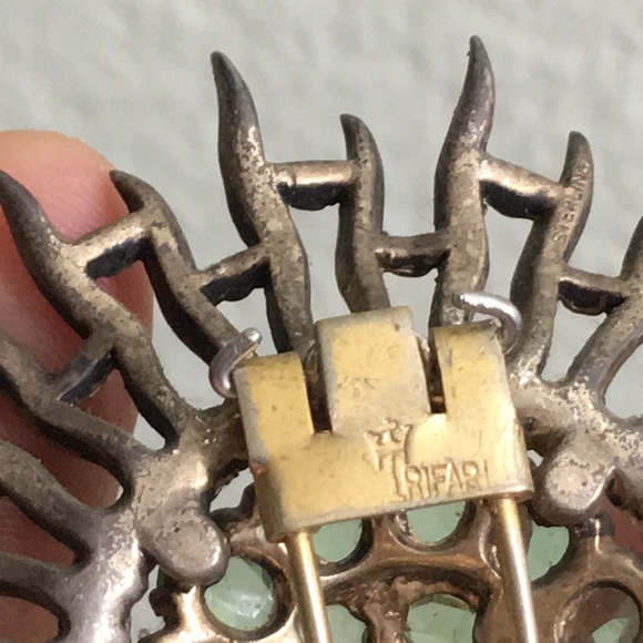 đź–¤SUPER RARE Alfred Philippe Sterling silver fur clip brooch - Picture 9 of 16